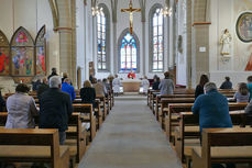 Pfingsten in der renovierten Stadtpfarrkirche St. Crescentius (Foto: Karl-Franz Thiede)